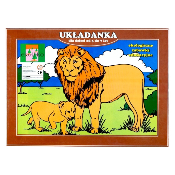 Puzzle terapeutyczne lwy rehabilitacja dłoni i pamięci”